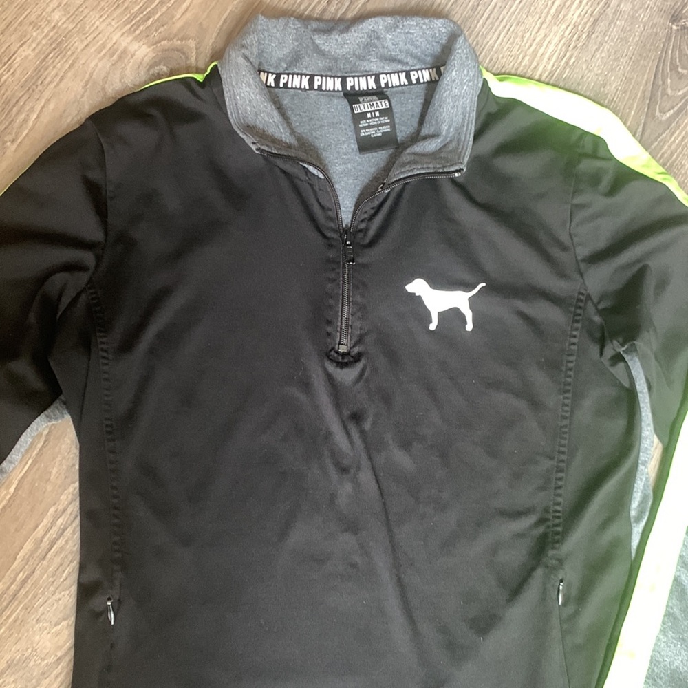pink victoria secret ultimate long sleeve active top